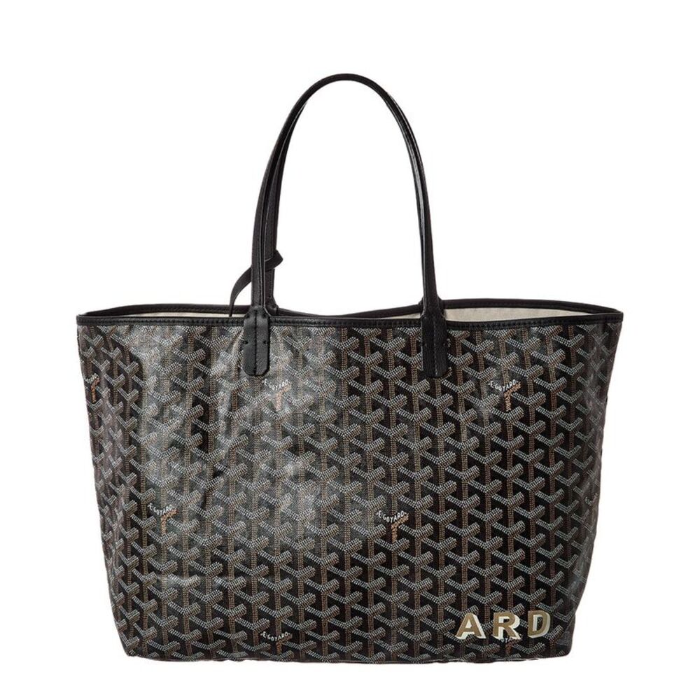 Goyard Black Goyardine Coated Canvas Saint Louis Gm (Authentic Pre-Loved)